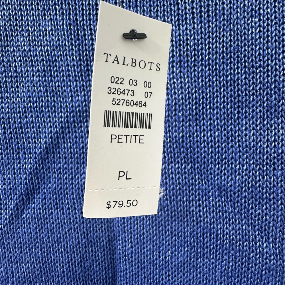 Talbots Blue Sweater - Petite